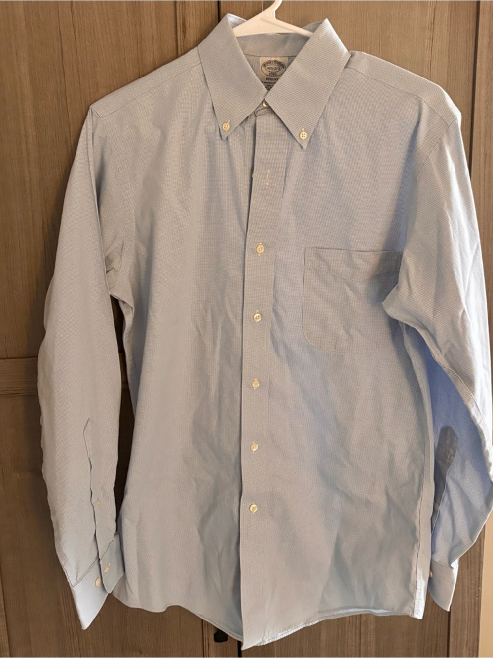 Brooks Brothers Light Blue Button-Down Dress Shirt